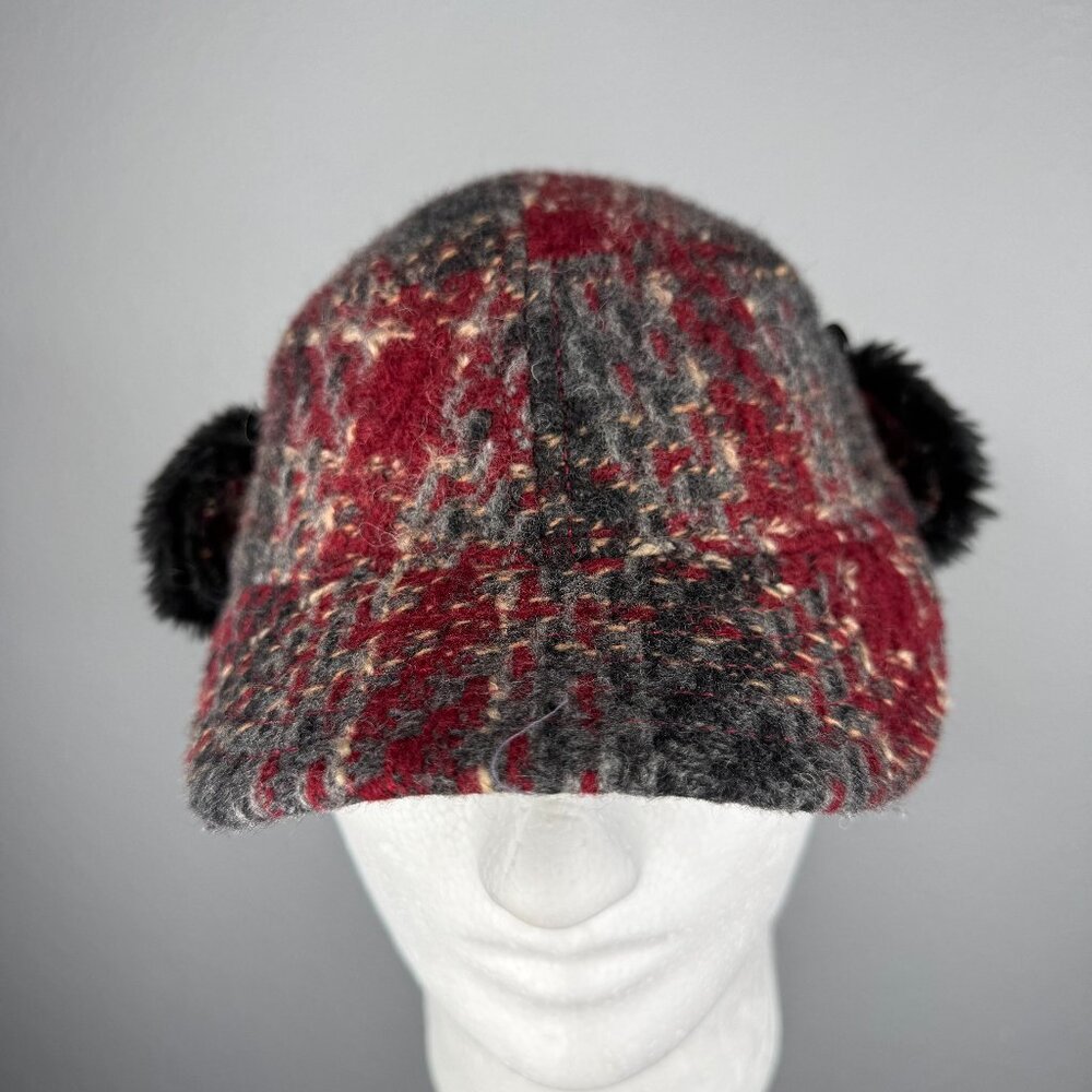 Woolrich Wool Blend Plaid Earflap Trapper Hat